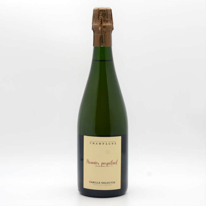 Champagne Extra Brut Blanc de Noir Meunier Pérpetuel - Delouvin